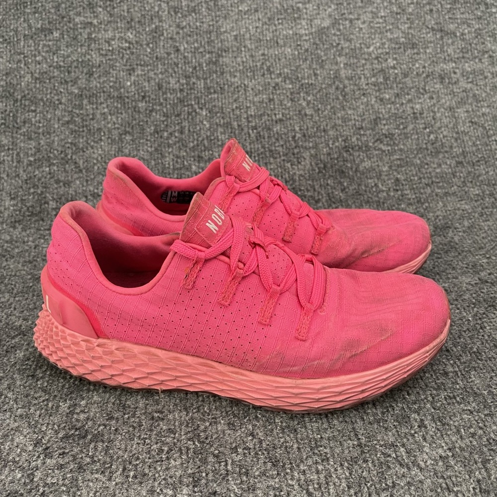 NoBull Allday Ripstop Shoes Womens Sz 7.5 Runner Sneakers Hot Pink
